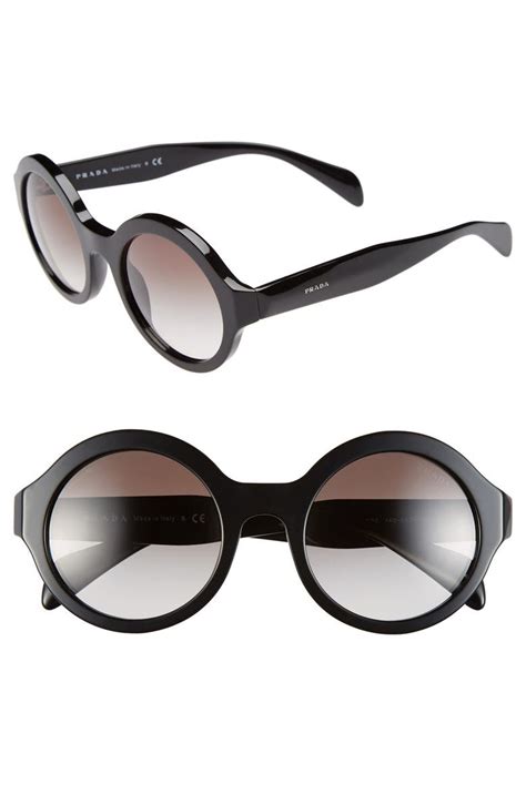 nordstrom prada round sunglasses|prada unisex glasses.